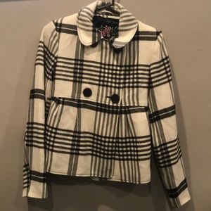 Black & white coat